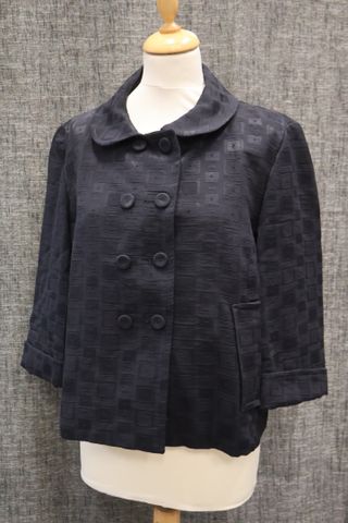 CAROLL – Veste noir. Taille : 40 à vue 