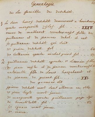 a very old handwriting on a piece of paper