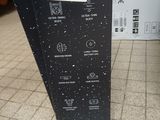 a black box with a bar code on it
