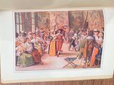 a picture of a picture of people in a room