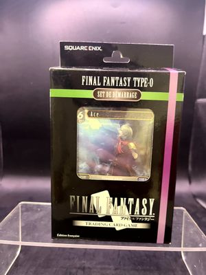 a box of final fantasy figurines on display