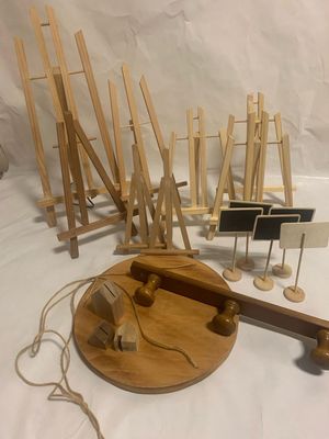 Expédition obligatoire - Lot d accessoires en bois comprenan…