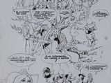 une image représentant une bande dessinée avec plusieurs personnages de bande dessinée