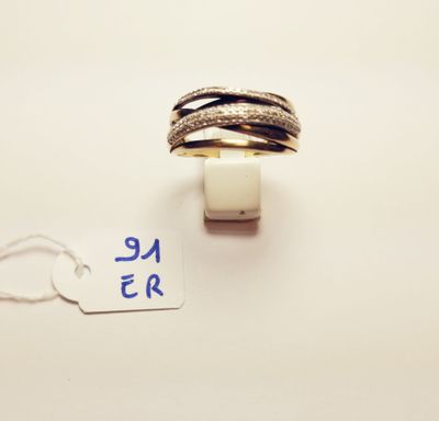 a close up of a ring on a string with a price tag