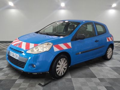 a picture of a blue car with a red and white stripe on it