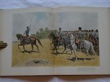 a picture of a book with a picture of a man on a horse