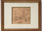 an image of a drawing of a tree in a field