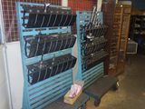 many different types of electrical equipment on display in a store
