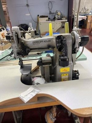 a sewing machine that is sitting on a table