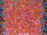 une image représentant un tableau d'un carré coloré aux nombreuses nuances de couleurs