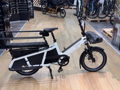 a bike that is sitting on the floor in a store