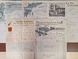 a picture of a bunch of old papers on a table