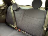 a seat belt in the back of a car
