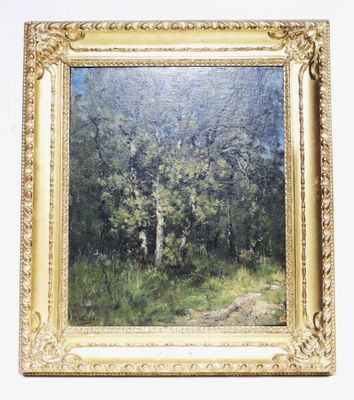 Louis-Victor WATELIN (1838-1907) : Sous-bois. - Photo 1