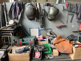 a lot of tools that are sitting on a table