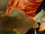 an image of a painting of a woman with a child in her lap