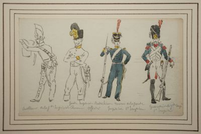 DETAILLE Édouard, entourage de, Étude d'un artilleur, d'un o… - Photo 1