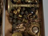 a box full of assorted items sitting on a table