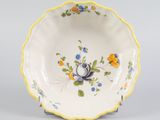 an image of a bowl with flowers on it