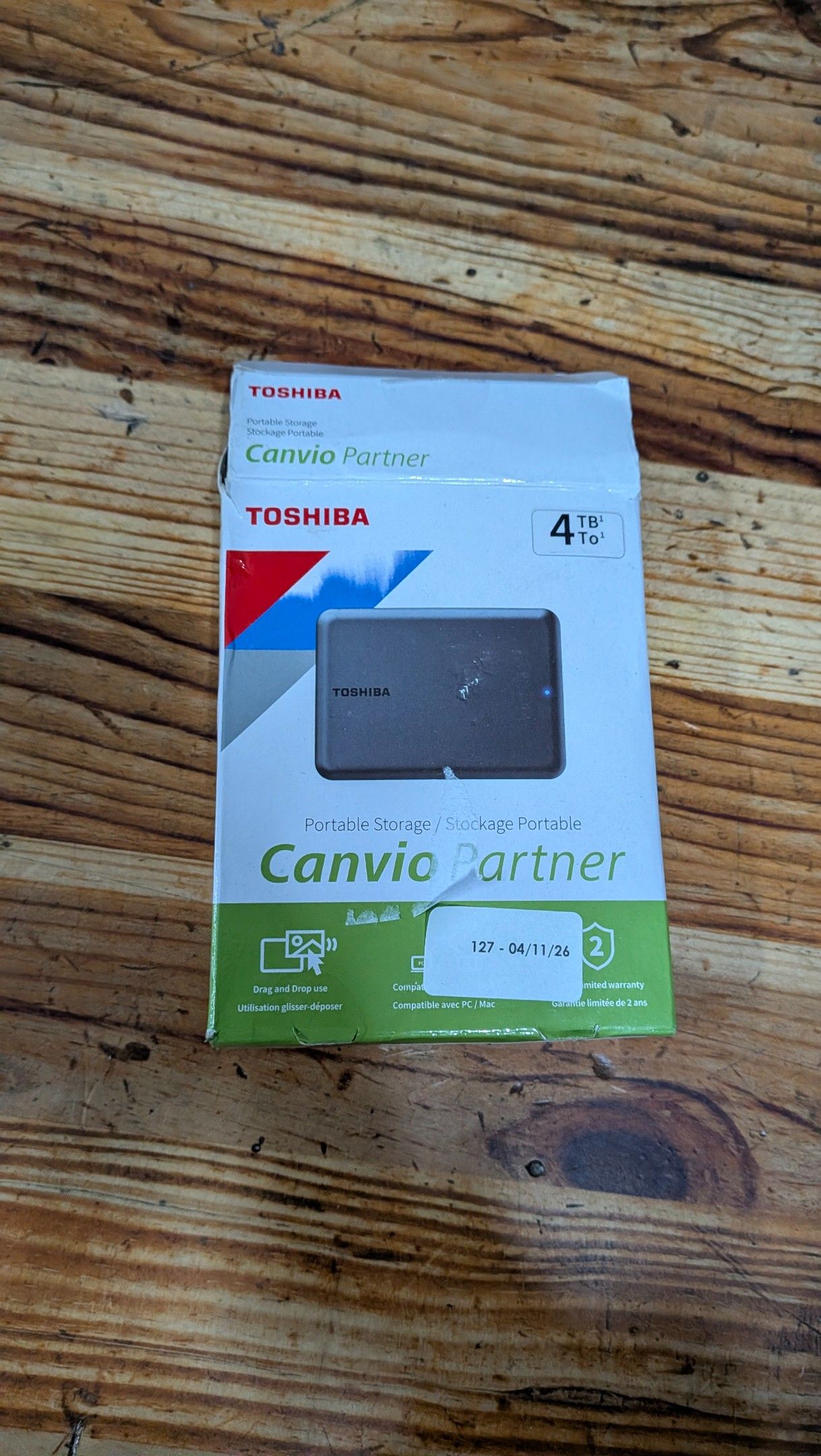DISQUE DUR TOSHIBA 4 TERA - TVA RECUPERABLE