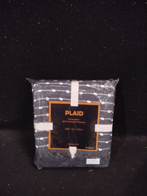 Lot de 25 plaids emballés - différents coloris - dimensions …