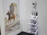a picture of a book with a picture of a cowboy on a horse