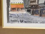a picture of a picture of a painting of a city