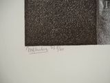 drawing of a black and white picture of a square and a square