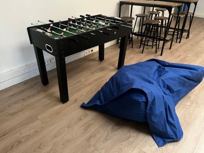 a blue blanket on the floor next to a foo foo foo foo foo foo foo foo foo foo foo foo foo foo foo foo foo