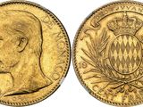 une pièce d'or « sovereign » sur laquelle figure une couronne au recto et une couronne au verso