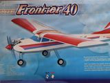 the box is open to show the model of a small plane