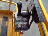 a close up view of a control panel on a forklift