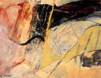 Rémi DARBRE (1938-2020) "Contre le coude de la nuit"