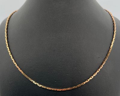 Chaine en or jaune 585 millièmes à maille fantaisie.