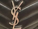 saint laurent monogram quilted leather cross body bag