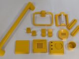 a lot of yellow items that are on the table