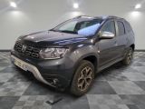 a picture of a grey dacia parked on a checkered floor
