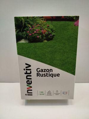 INVENTIV - Gazon Rustique - 1kg - Couvre 35m2 - Robuste et c…