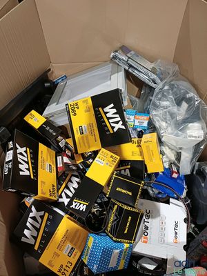 a box full of assorted items that are in the box