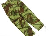 a close up of a pair of camouflage pants on a white surface