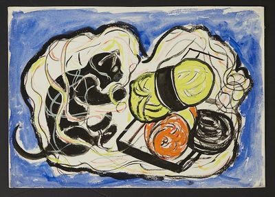 Nadia Khodossievitch-Léger (1904-1983) attribué à Chat jouan…