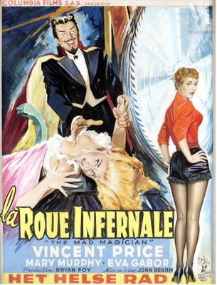 a poster for the movie la roue infernale