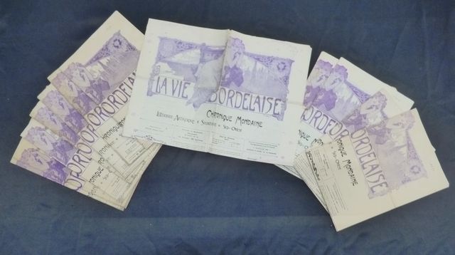 12 numéros de La vie Bordelaise : chronique mondaine, littéraire,...