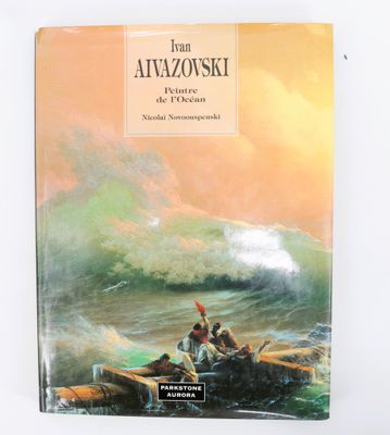 une image représentant un livre sur lequel figure une peinture montrant des personnes dans un bateau