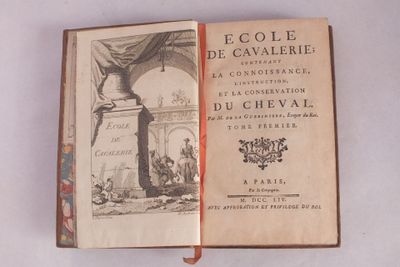 un livre ouvert sur lequel figure l'image d'une statue