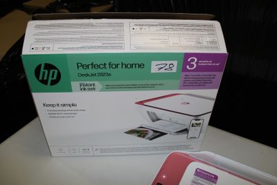 DH78//HP DeskJet 2823e. retour clients, test d'allumage effe…