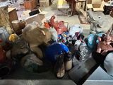 a lot of stuff that is sitting on a table