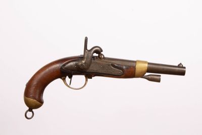 Pistolet de Cavalerie Platine marquée : « Mne. Rle de Mutzig…