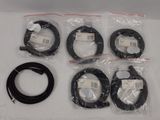 a close up of a bunch of different types of wires
