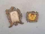 a picture of a man in a picture frame and a picture of a man in a picture frame